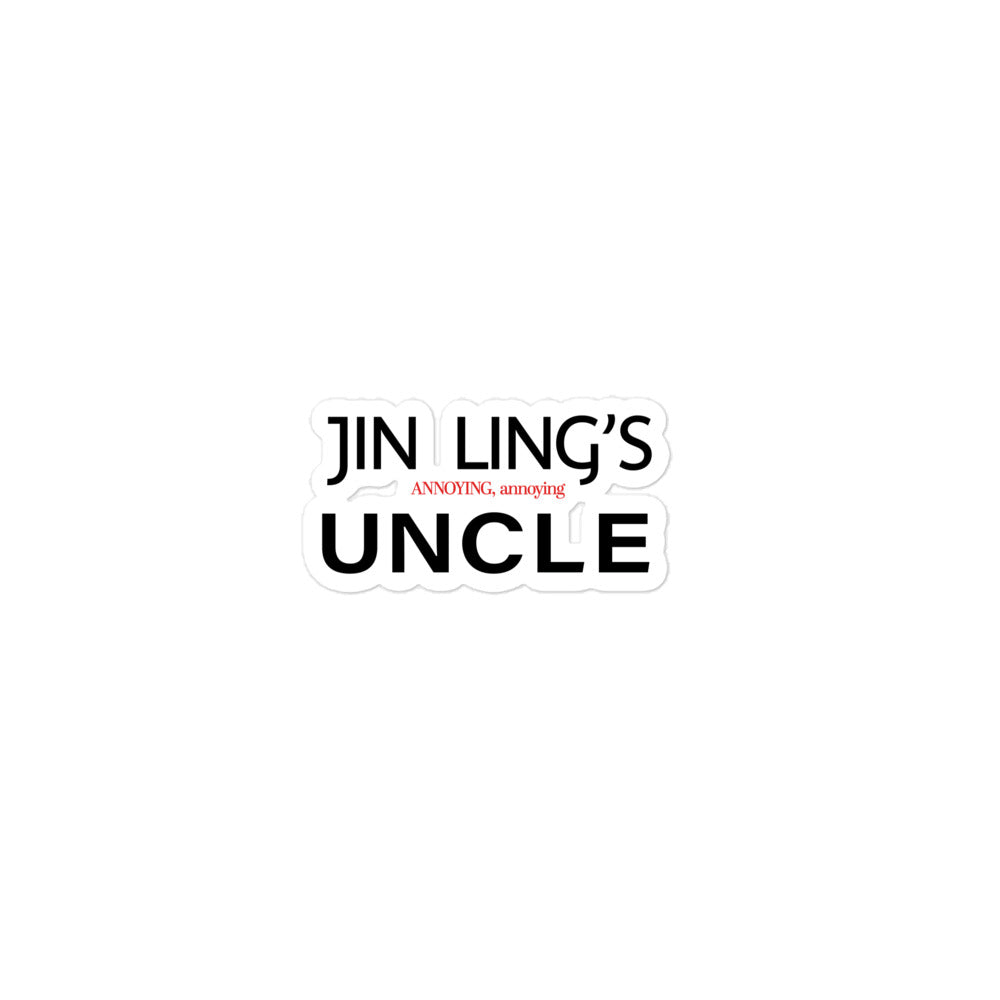 Jin Ling's Uncle Wei Wuxian Sticker